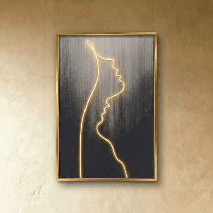 Abstract Love Illuminated Art