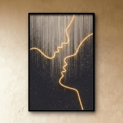 Abstract Love Illuminated Art