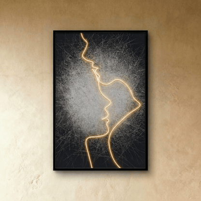 Abstract Love Illuminated Art