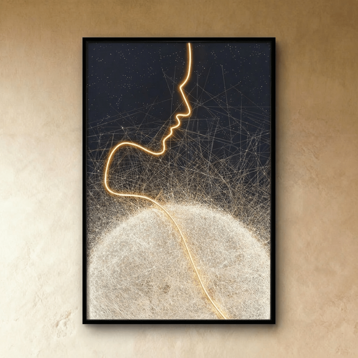 Abstract Love Illuminated Art