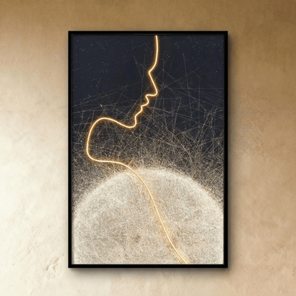 Abstract Love Illuminated Art
