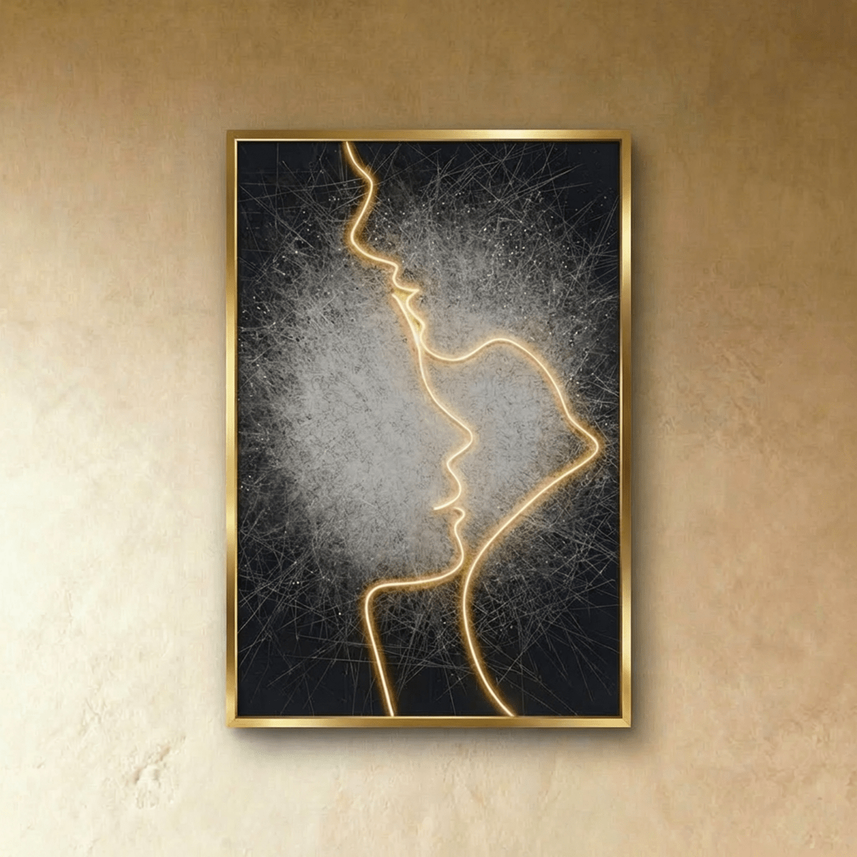 Abstract Love Illuminated Art