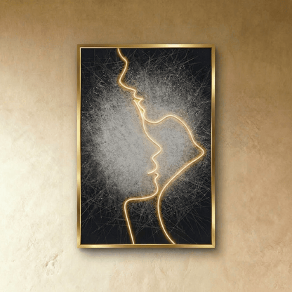 Abstract Love Illuminated Art