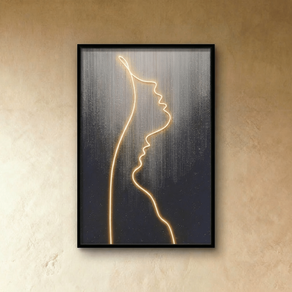 Abstract Love Illuminated Art