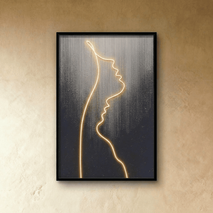 Abstract Love Illuminated Art