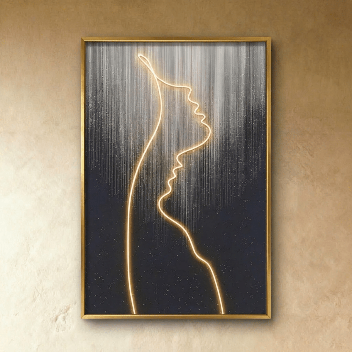Abstract Love Illuminated Art