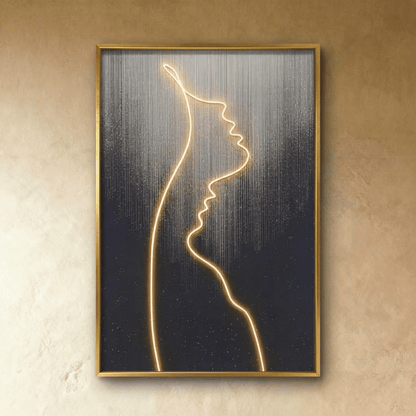 Abstract Love Illuminated Art