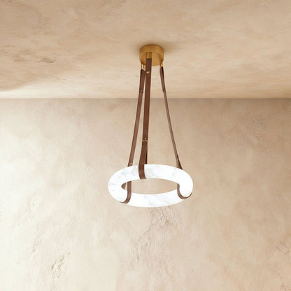 Aktis Alabaster Pendant Light