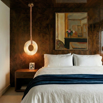 Aktis Alabaster Pendant Light