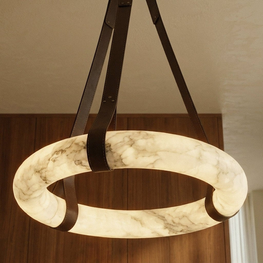 Aktis Alabaster Pendant Light