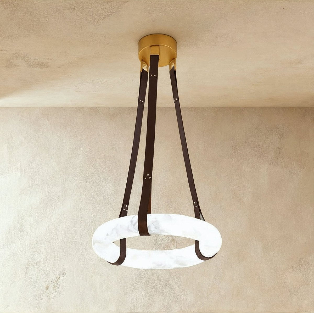 Aktis Alabaster Pendant Light
