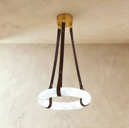 Aktis Alabaster Pendant Light