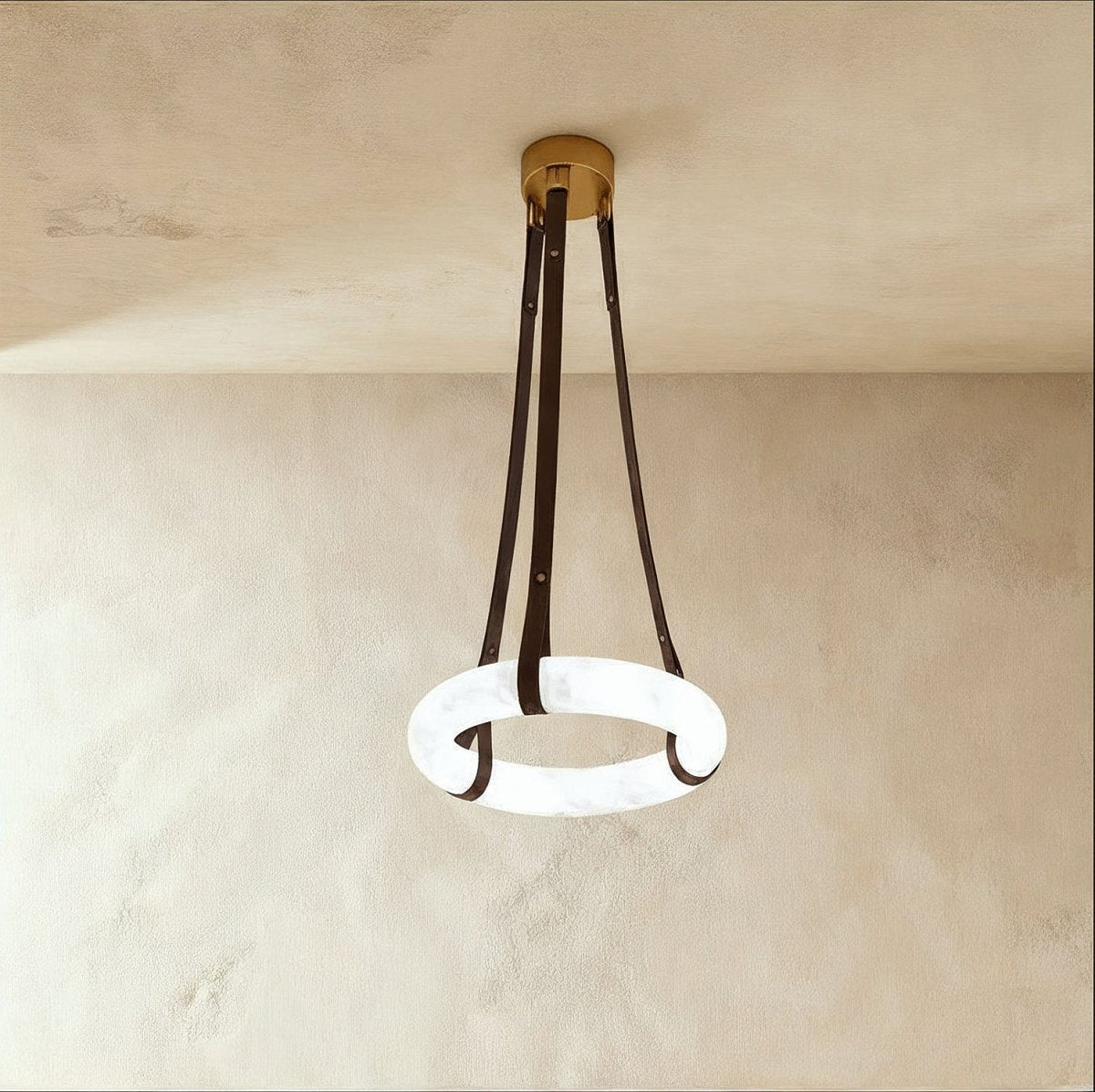 Aktis Alabaster Pendant Light