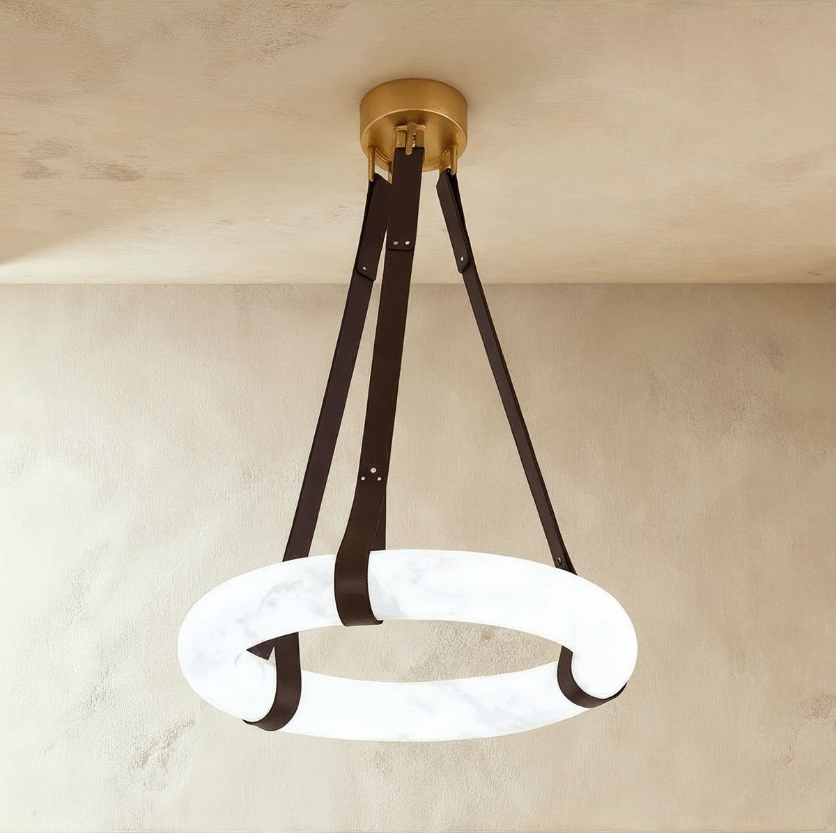 Aktis Alabaster Pendant Light