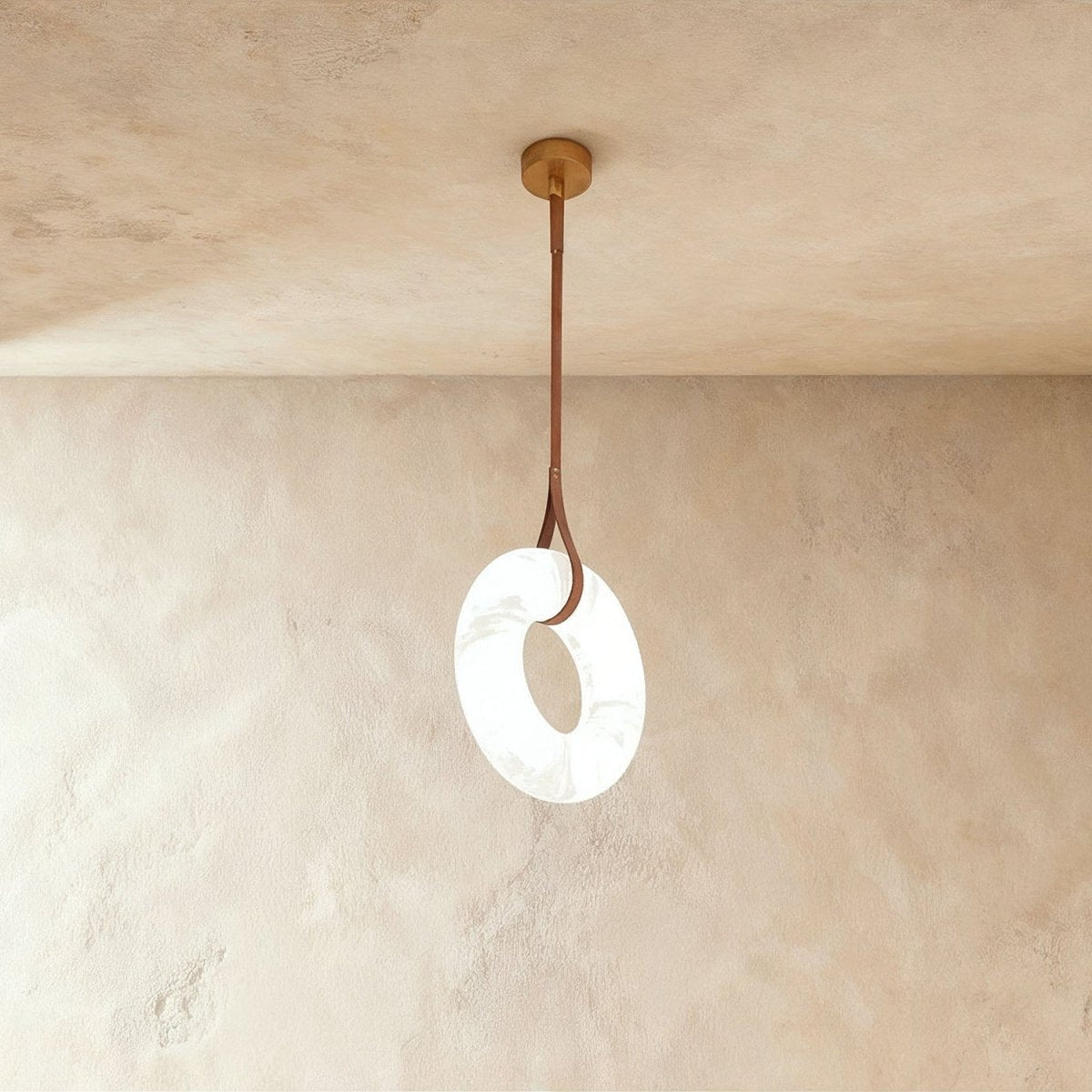 Aktis Alabaster Pendant Light