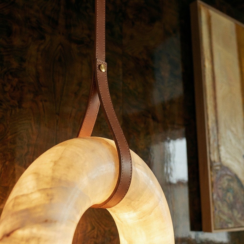 Aktis Alabaster Pendant Light