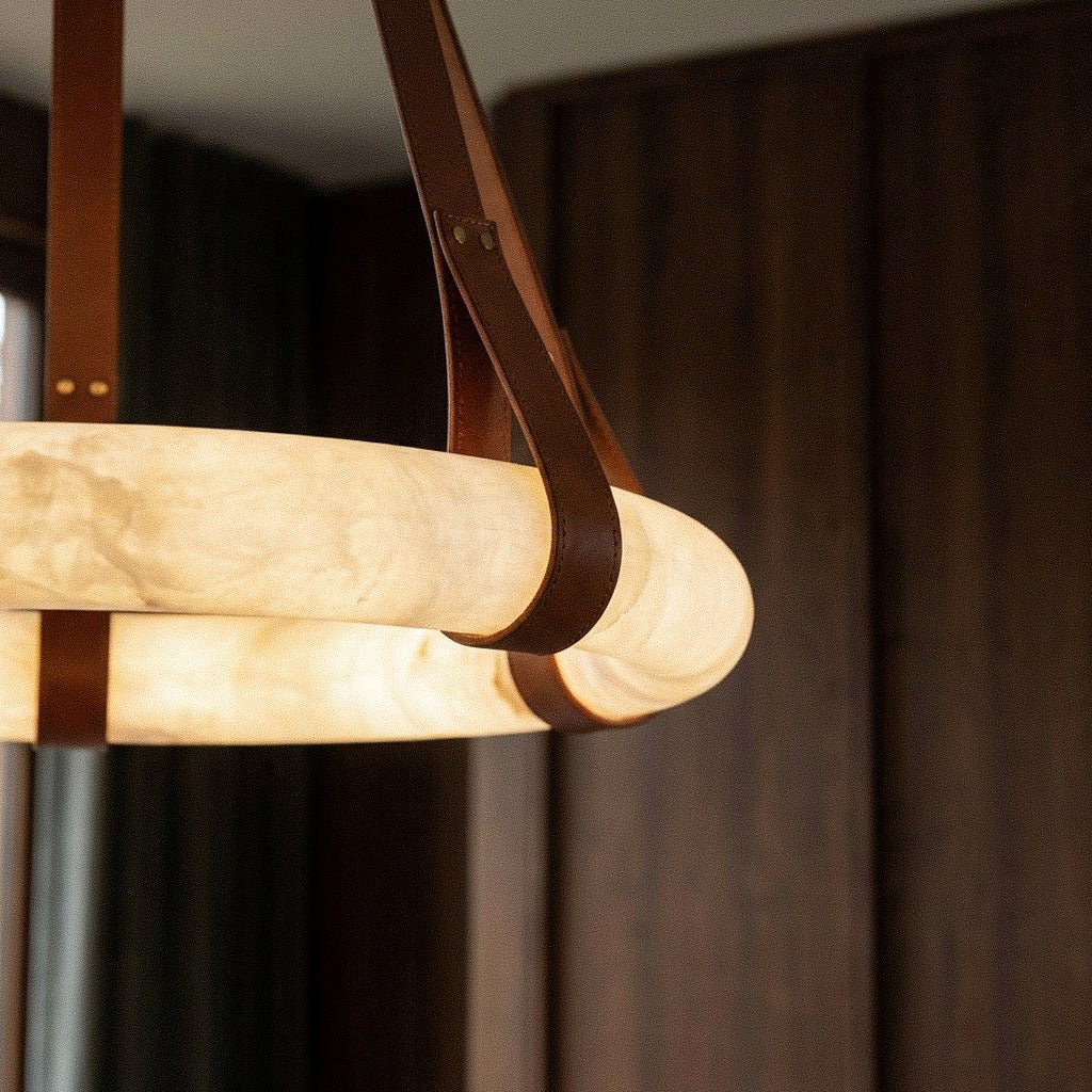 Aktis Alabaster Pendant Light
