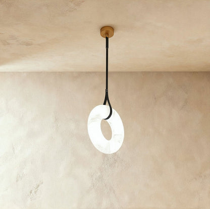 Aktis Alabaster Pendant Light