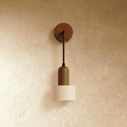 Aluria Travertine Wall Lamp