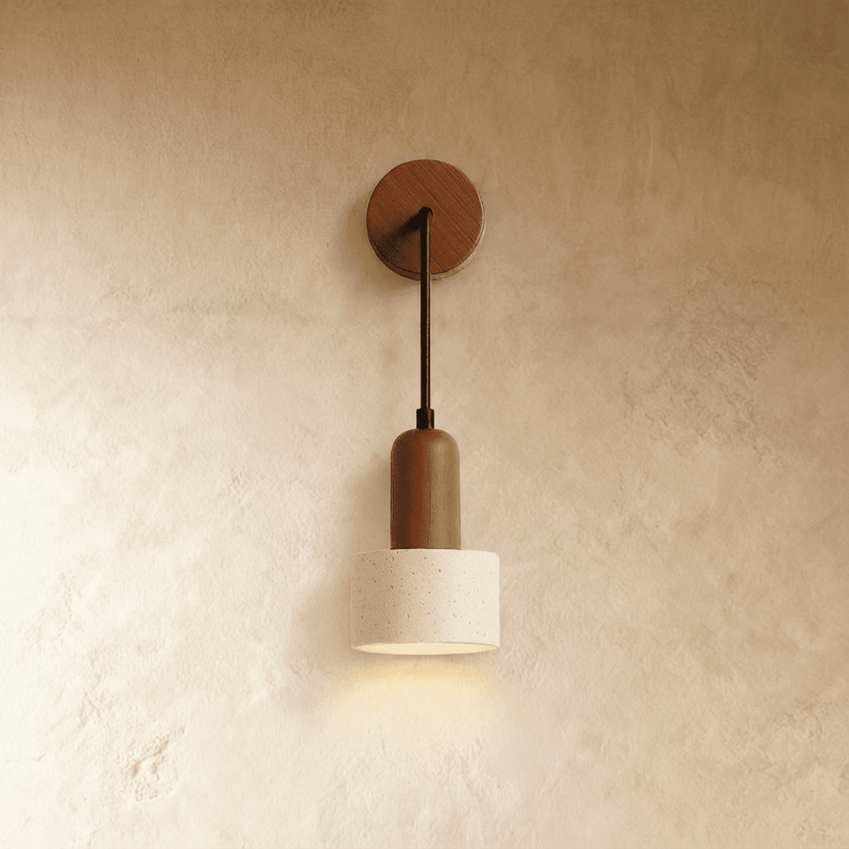Aluria Travertine Wall Lamp