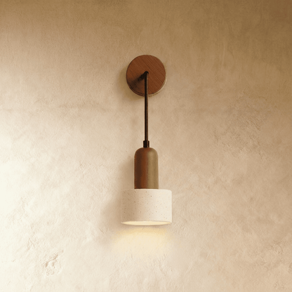 Aluria Travertine Wall Lamp