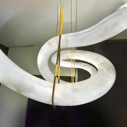 Ametris Alabaster Chandelier Light