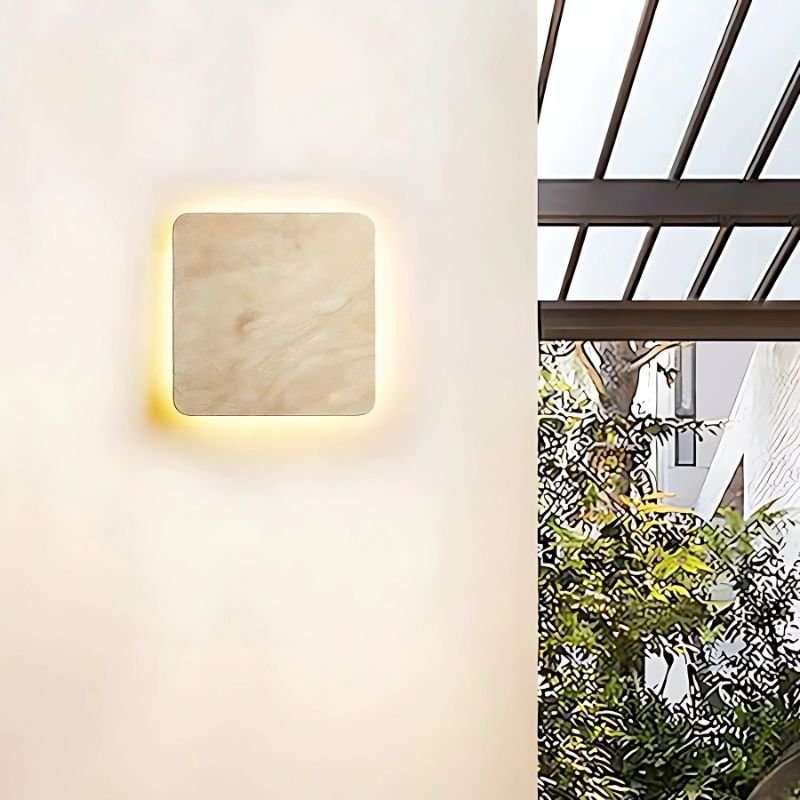 Amon Travertine Wall Lamp