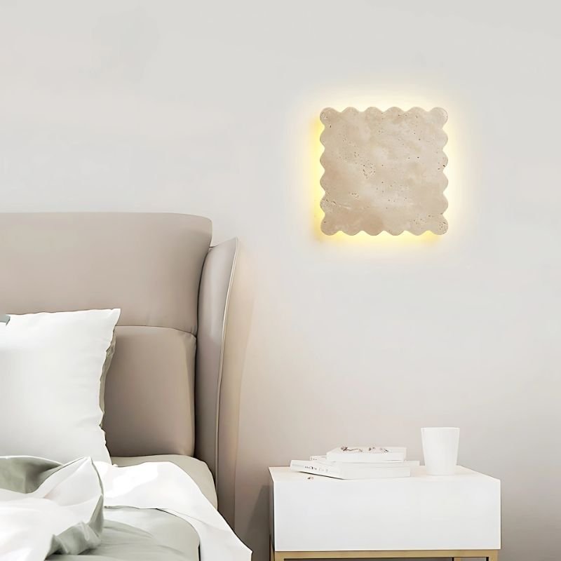 Amon Travertine Wall Lamp