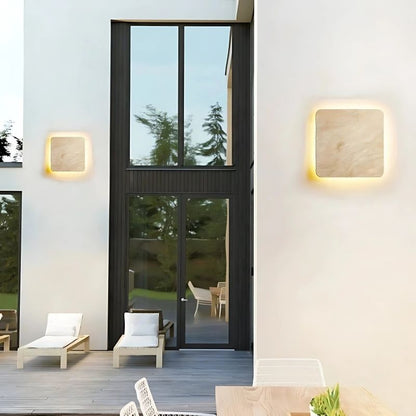 Amon Travertine Wall Lamp