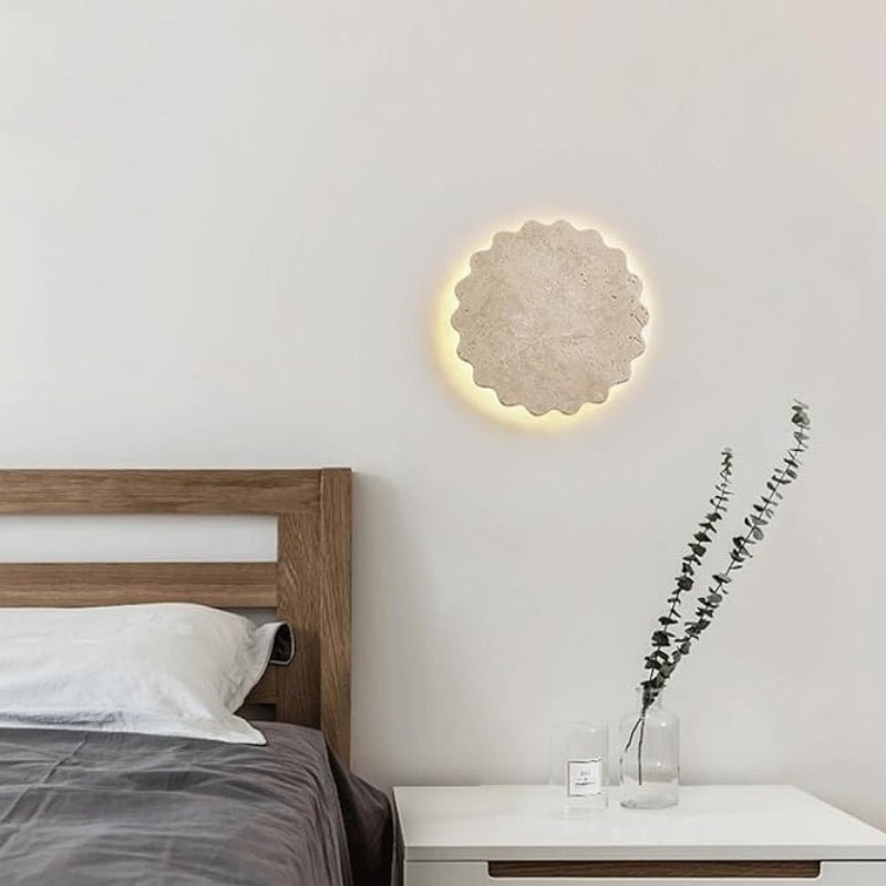 Amon Travertine Wall Lamp