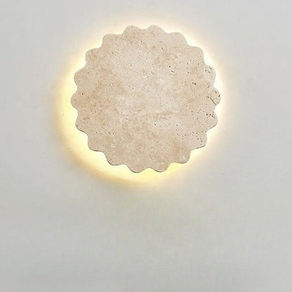 Amon Travertine Wall Lamp