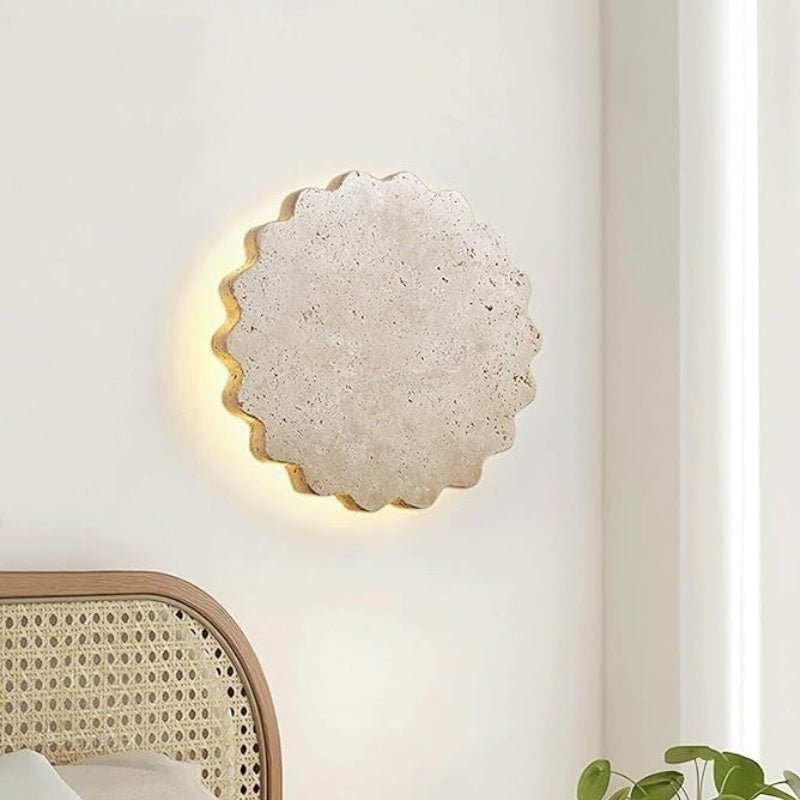 Amon Travertine Wall Lamp
