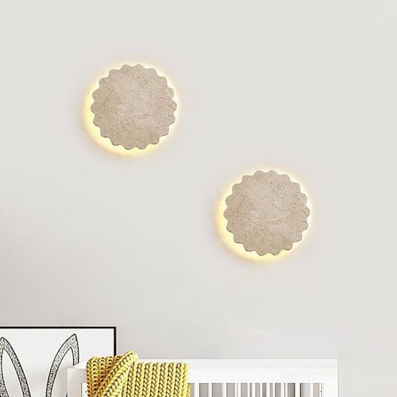 Amon Travertine Wall Lamp