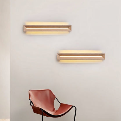Apsu Travertine Wall Lamp
