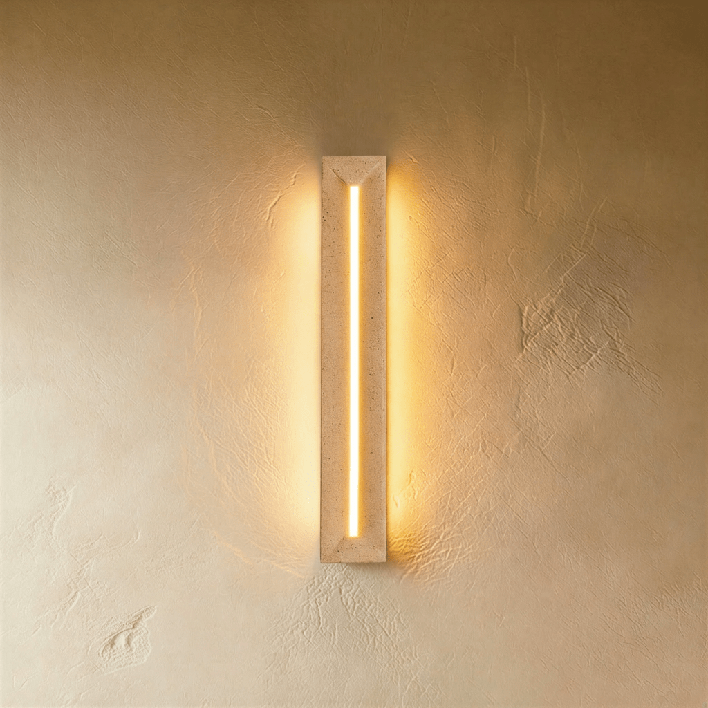 Apsu Travertine Wall Lamp