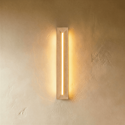 Apsu Travertine Wall Lamp