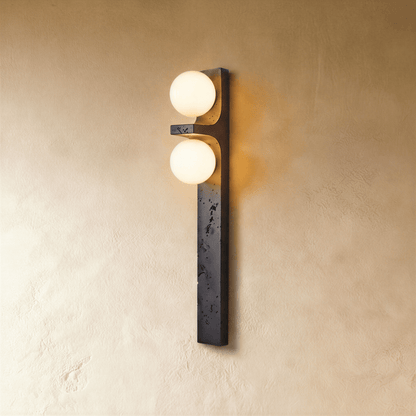 Aryil Travertine Wall Lamp