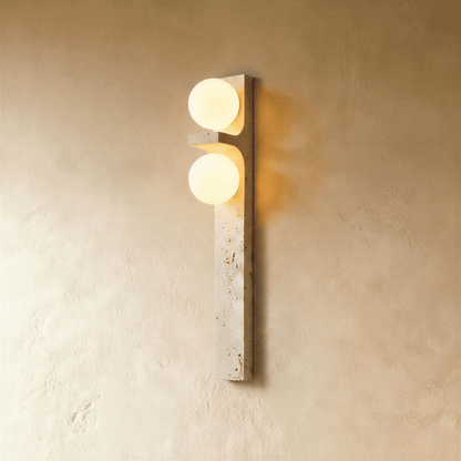Aryil Travertine Wall Lamp