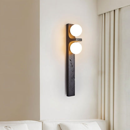 Aryil Travertine Wall Lamp