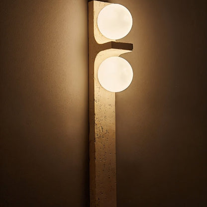 Aryil Travertine Wall Lamp
