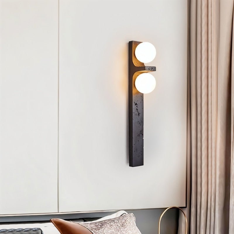 Aryil Travertine Wall Lamp
