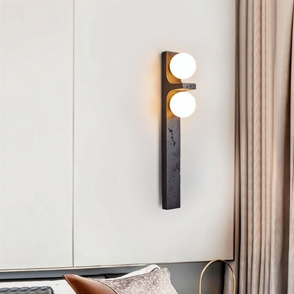 Aryil Travertine Wall Lamp