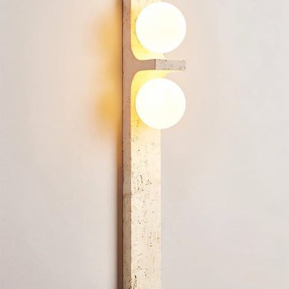 Aryil Travertine Wall Lamp
