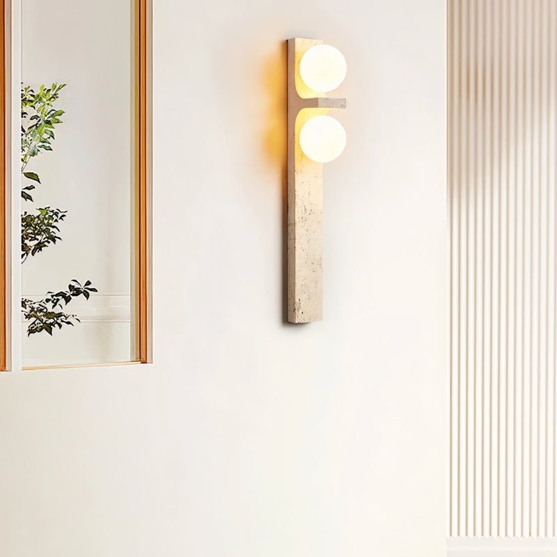 Aryil Travertine Wall Lamp