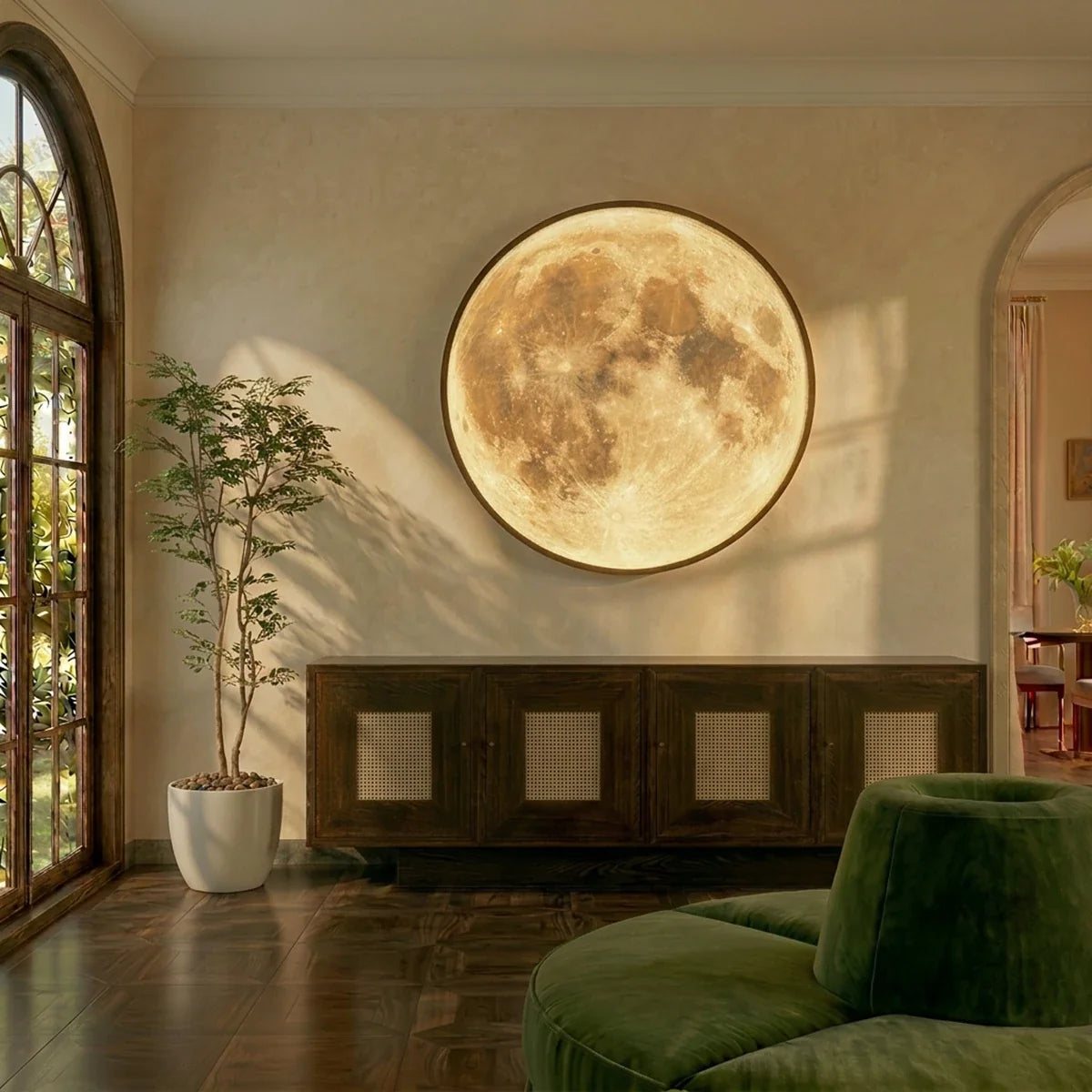 Astro Moon Wall Lamp Illuminated Art