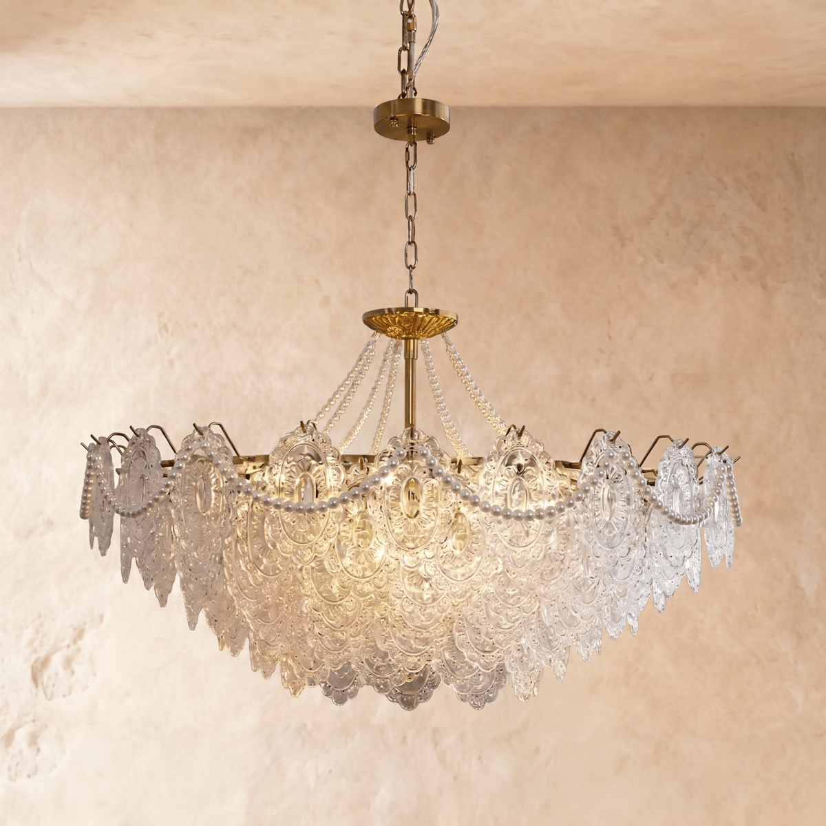 Bariq Glass Chandelier
