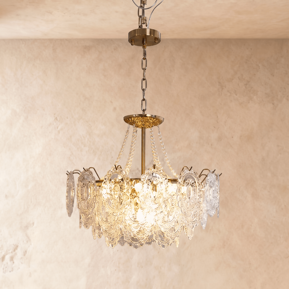 Bariq Glass Chandelier