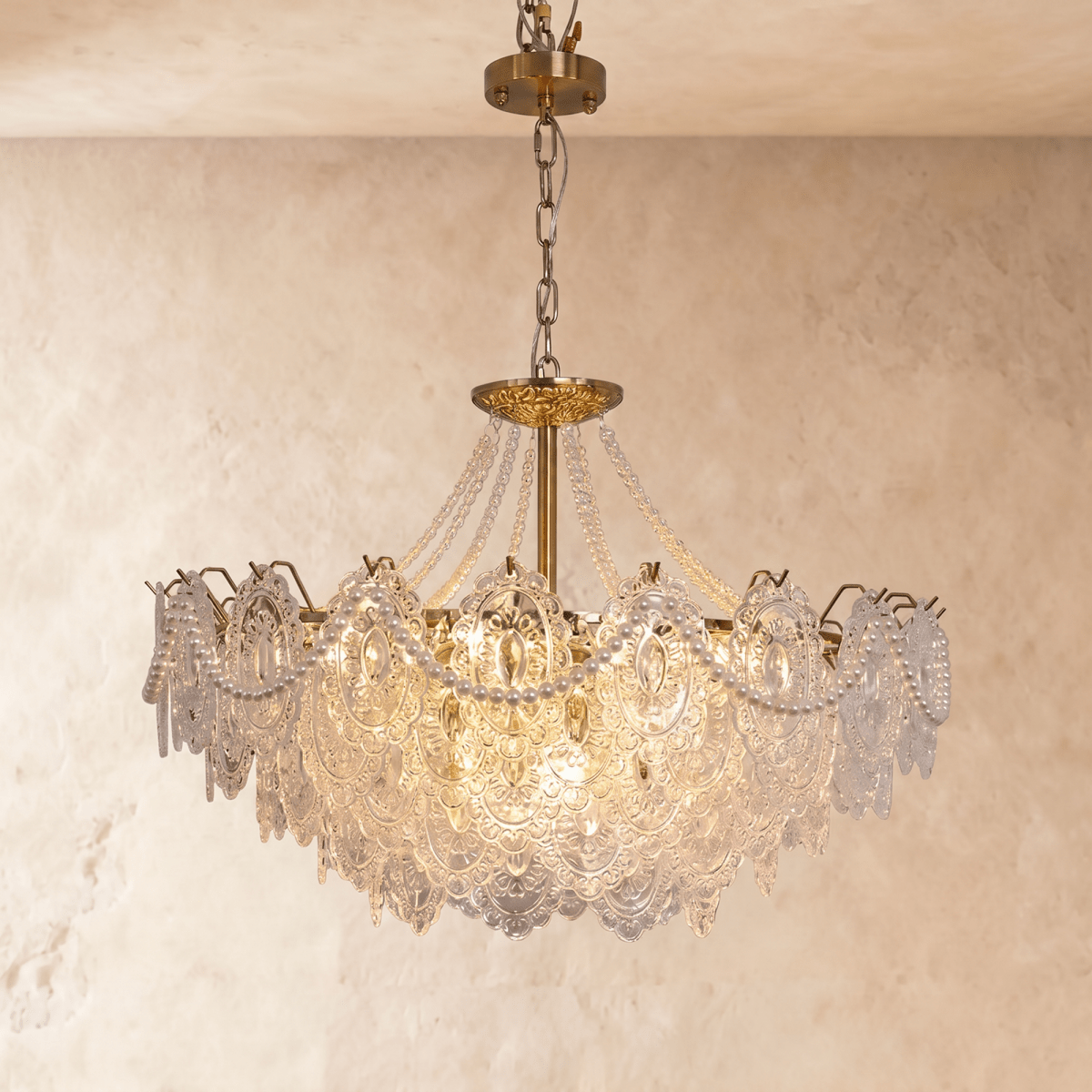 Bariq Glass Chandelier