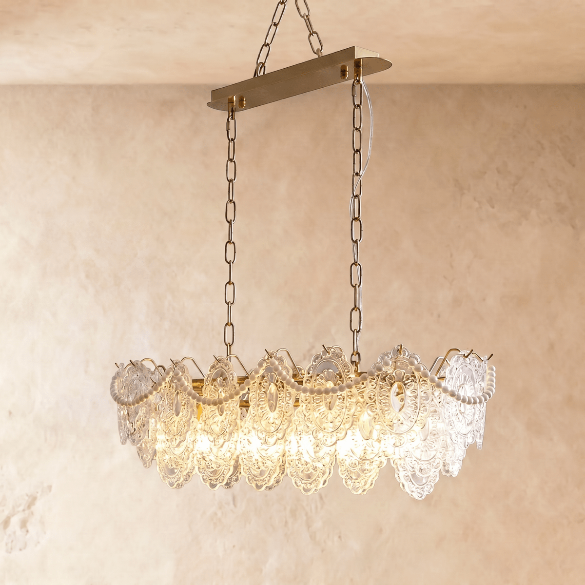 Bariq Glass Chandelier