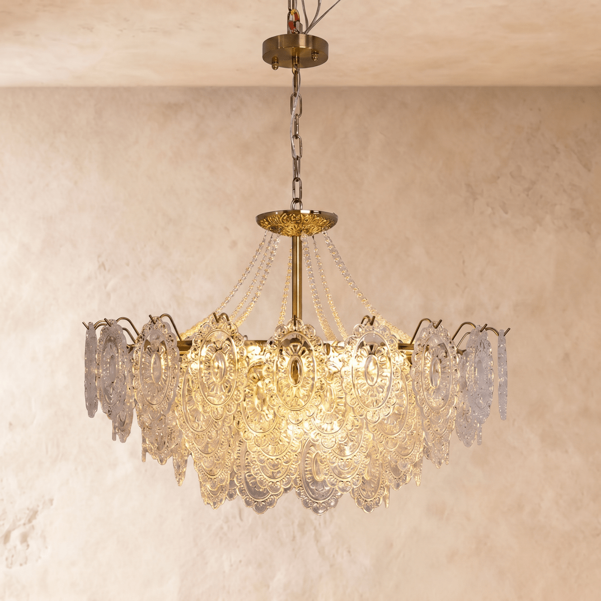 Bariq Glass Chandelier